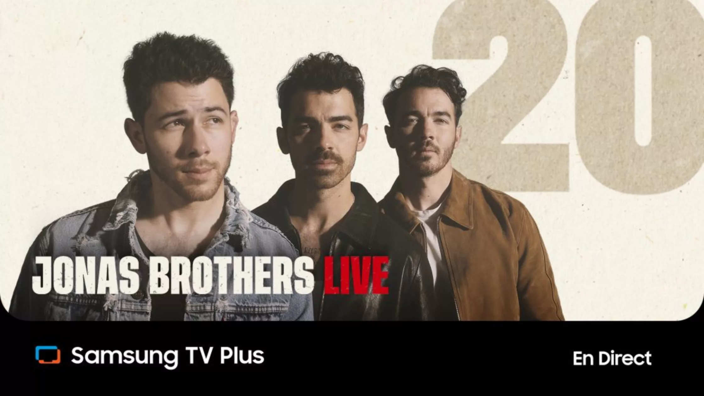 Voyagez avec les Jonas Brothers en tournée grâce à Samsung TV Plus !