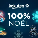 logo de la chaîne Rakuten TV 100% Noel