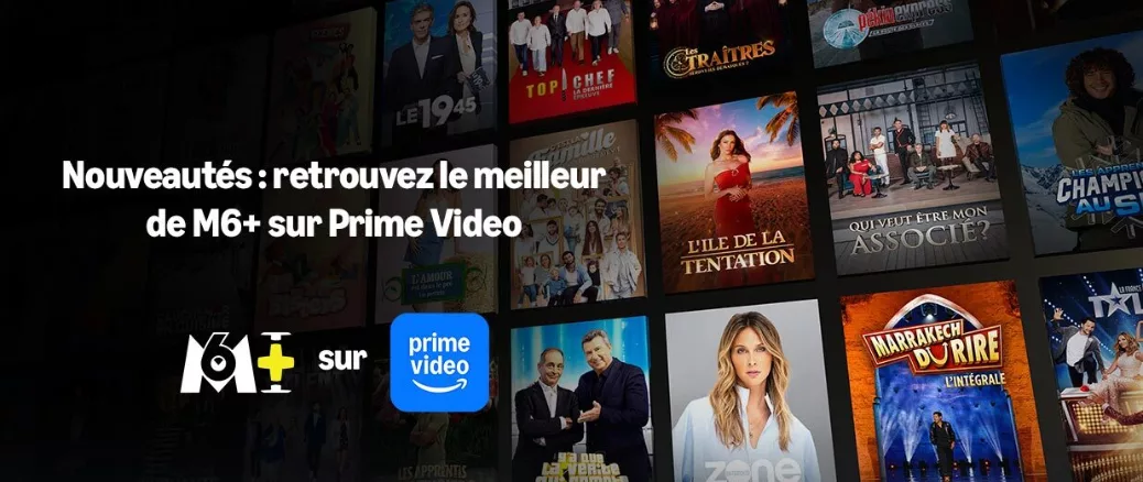 Prime Video accueille M6+ dans son offre en France
