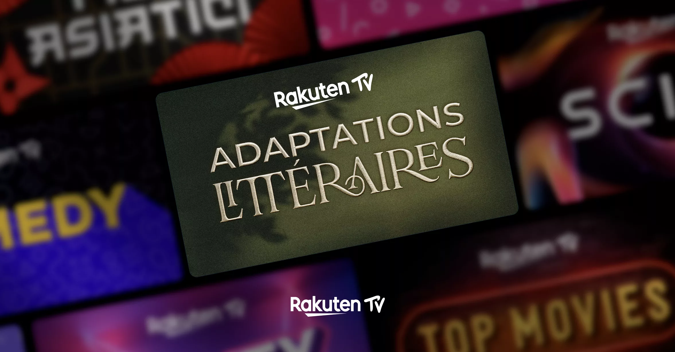 Rakuten TV lance une chaîne FAST dédiée aux adaptations littéraires